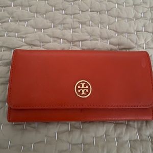 Tory Burch Orange Wallet